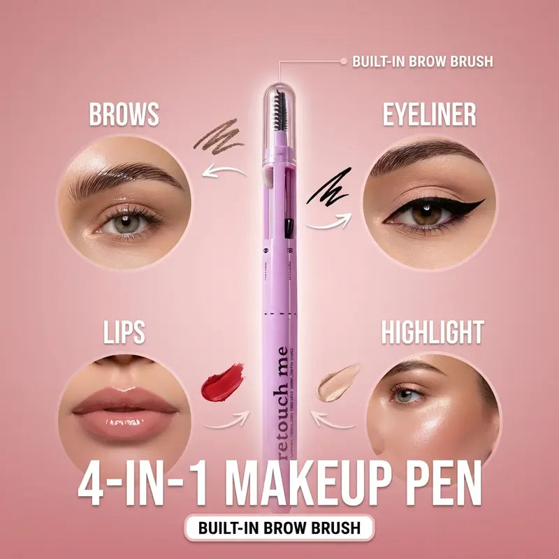 4-in-1 Makeup Pen – Four Colours, Endless Possibilities