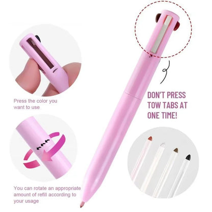4-in-1 Makeup Pen – Four Colours, Endless Possibilities